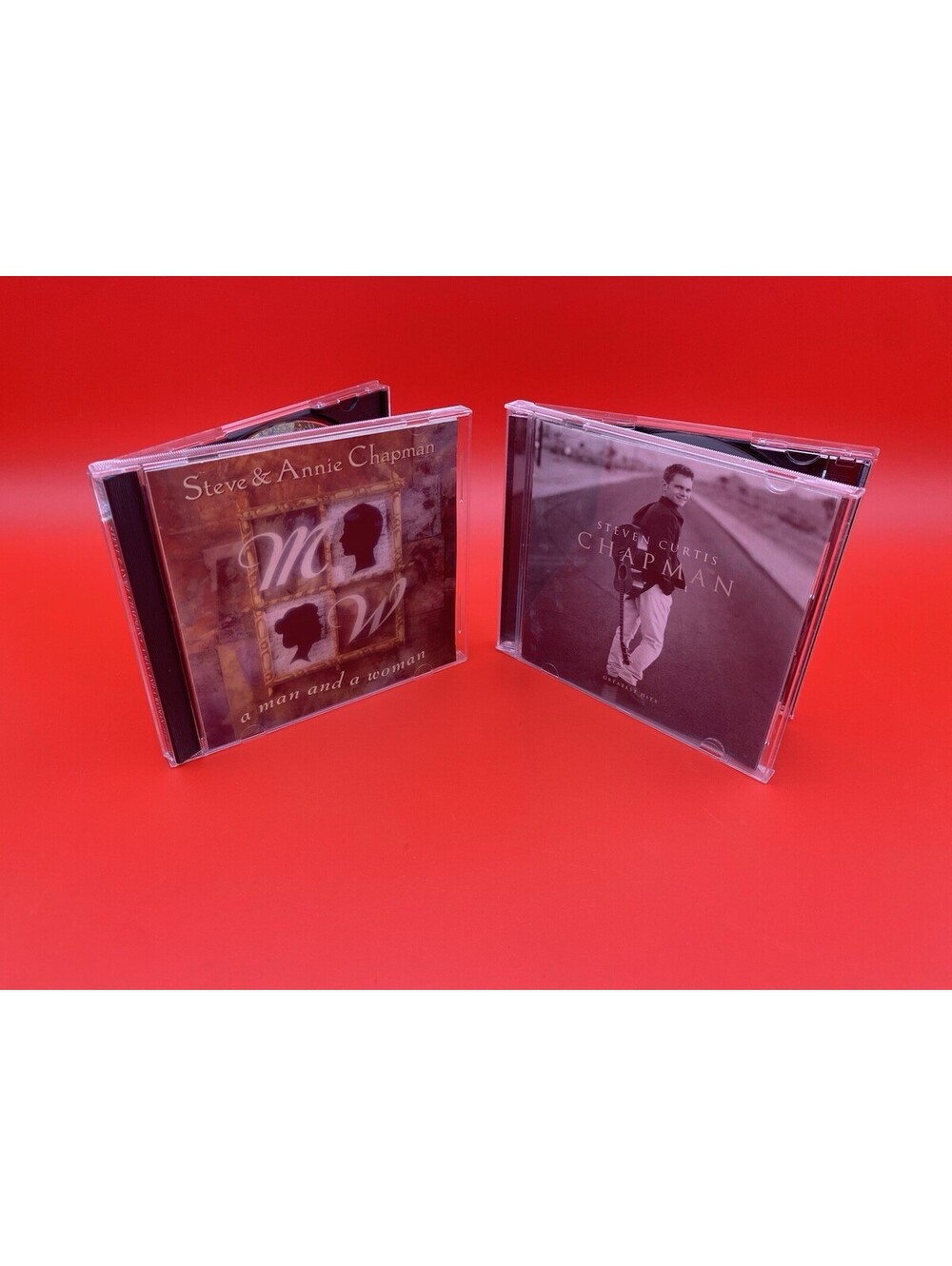 Steve Chapman Pair of CDs - A Man and a Woman & Greatest Hits - 1990s